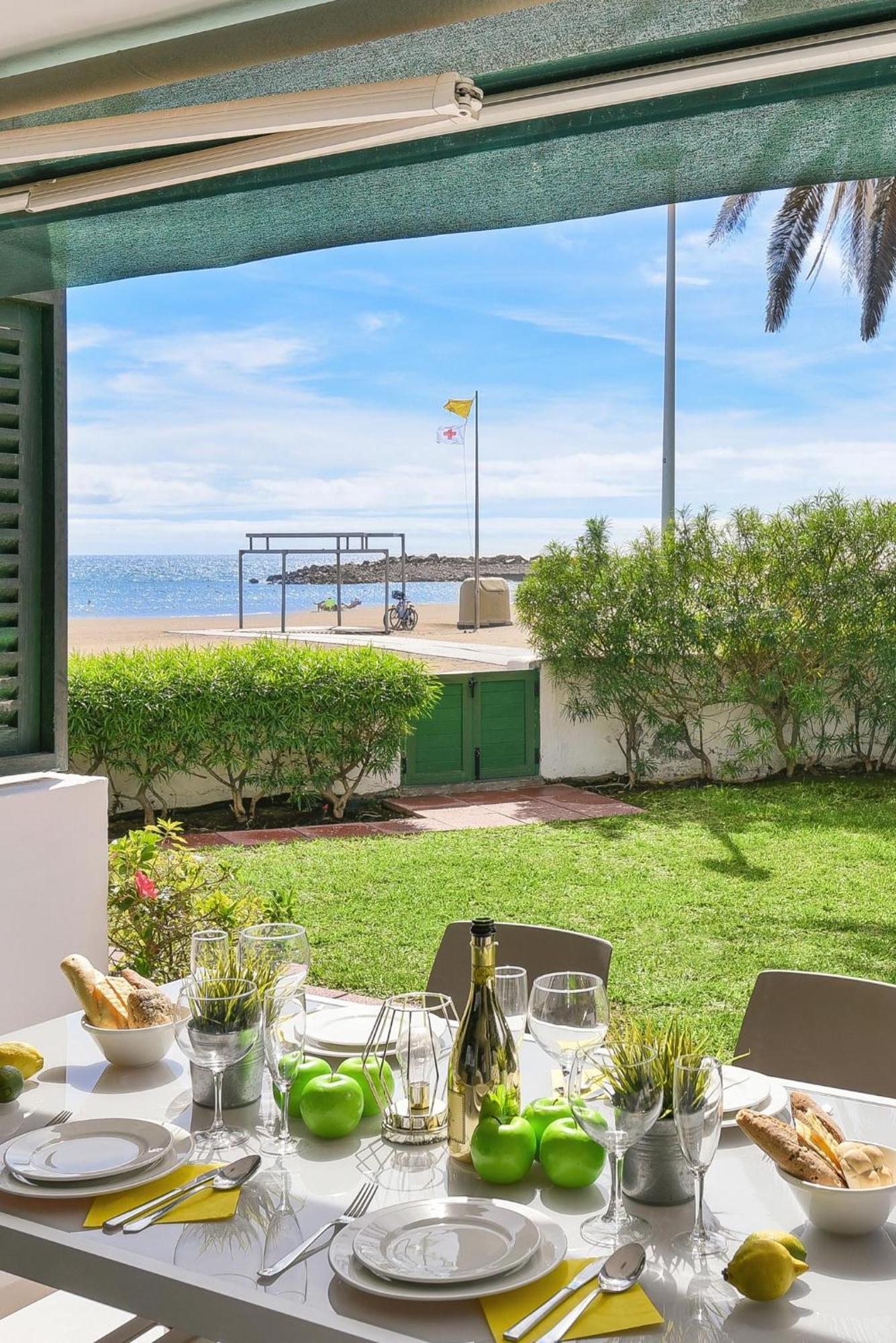Beachfront Apartment Las Burras Mra 02 San Agustín Extérieur photo